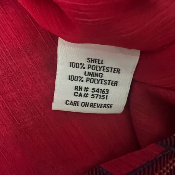 Tommy Hilfiger Long Sleeve Tartan Blouse- Size Medium - Picture 7 of 7